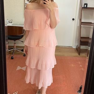 Tiered Ruffle OTS Dress